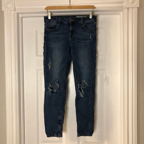 Pistola Destroyed Skinny Ankle Jean size 27 - Picture 3 of 4
